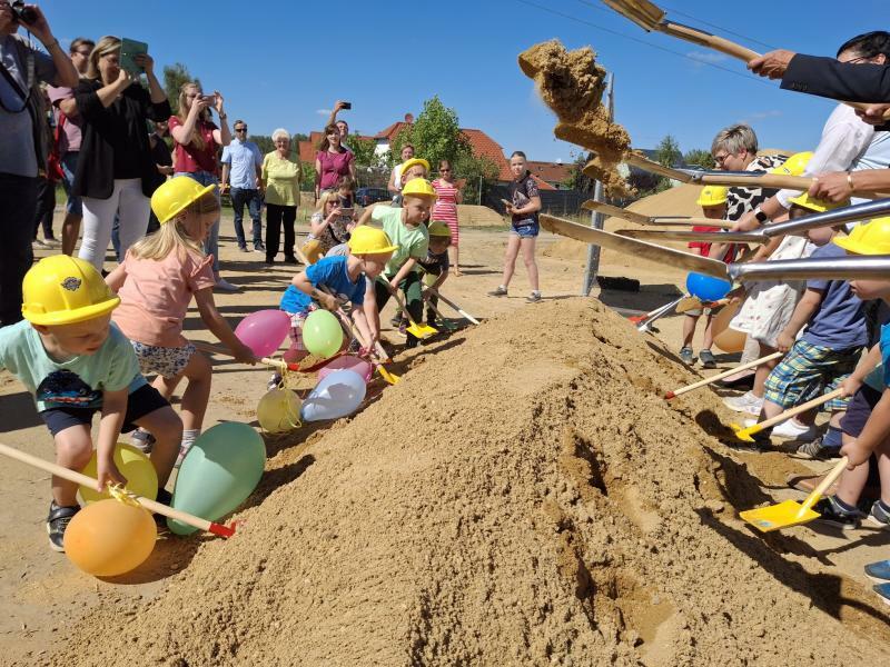 Eine Möhrenrutsche für das Zwergenland