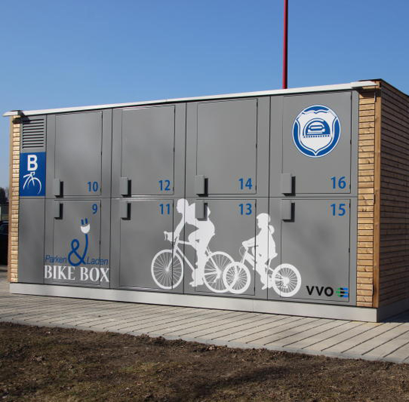 Fahrradbox für den Bahnhof Großröhrsdorf