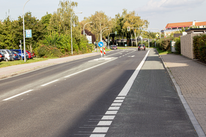 Muskauer Straße in Bautzen wieder frei für Verkehr