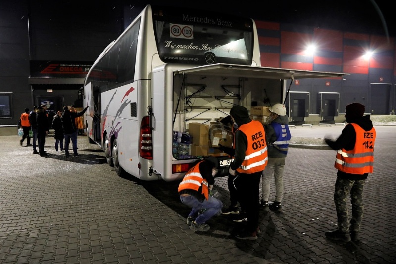 Hilfstransport aus dem Oberland erreicht ersten Zielort