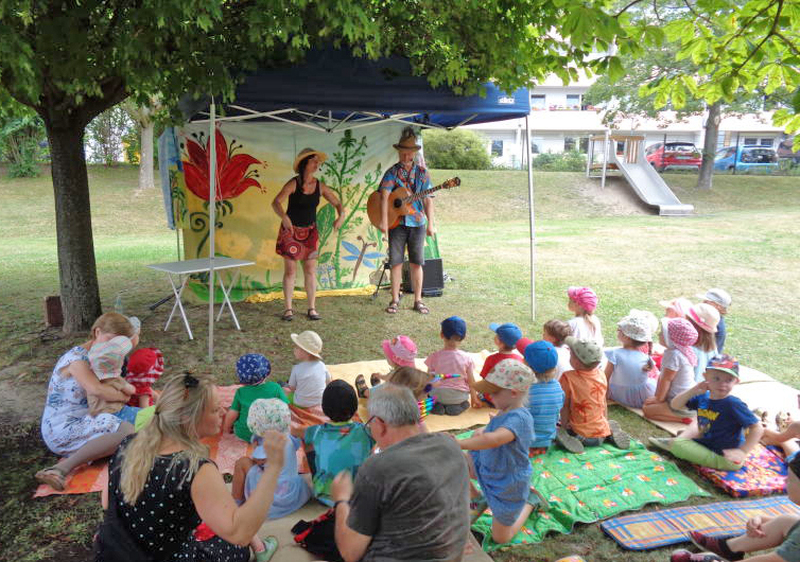 Familienfest mit Unterbrechung in der Kita "Bergblick"