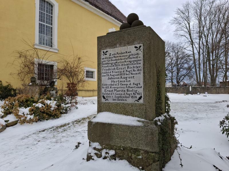 Denkmal in Rammenau wieder gut zu lesen