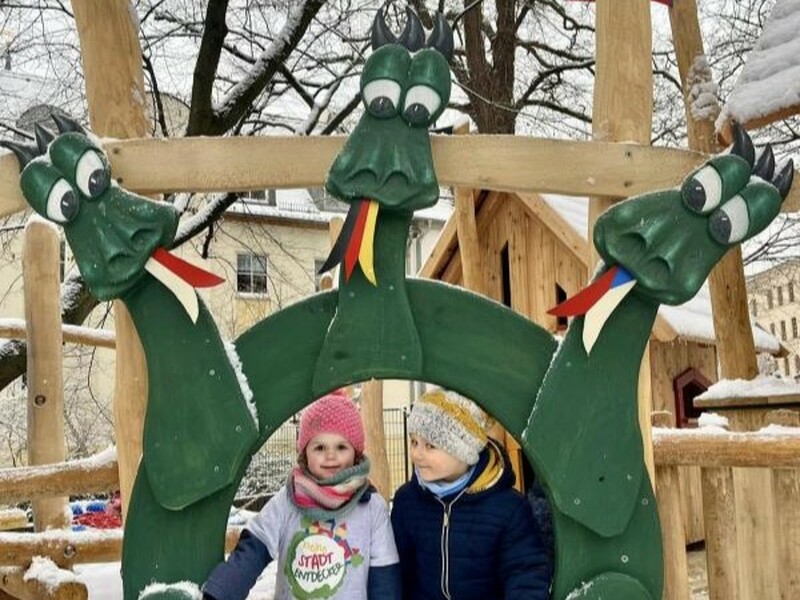 Zittau: Kinder toben jetzt auf dem Spielplatz