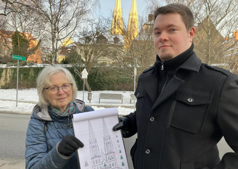 Wenn ’Peterskirche’ das fast erste Wort ist