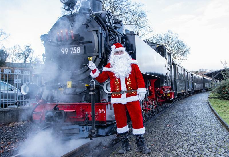 Heiligabend bei der Zittauer Schmalspurbahn