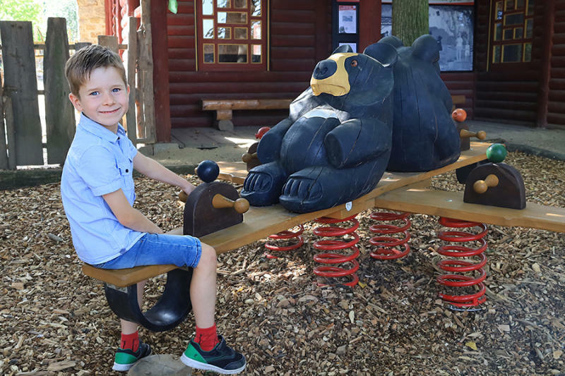 Im Tierpark Görlitz kann jetzt zu viert gewippt werden